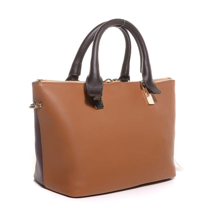 Chloe Smooth Calfskin Small Baylee Tote Purple 3 of 8