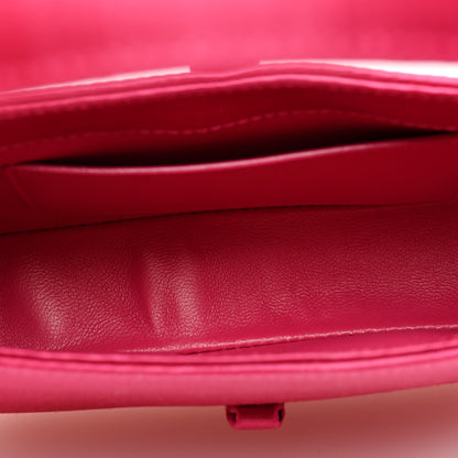 Saint Laurent Satin Le 5 A 7 Mini Hobo Guava Pink 5 of 10
