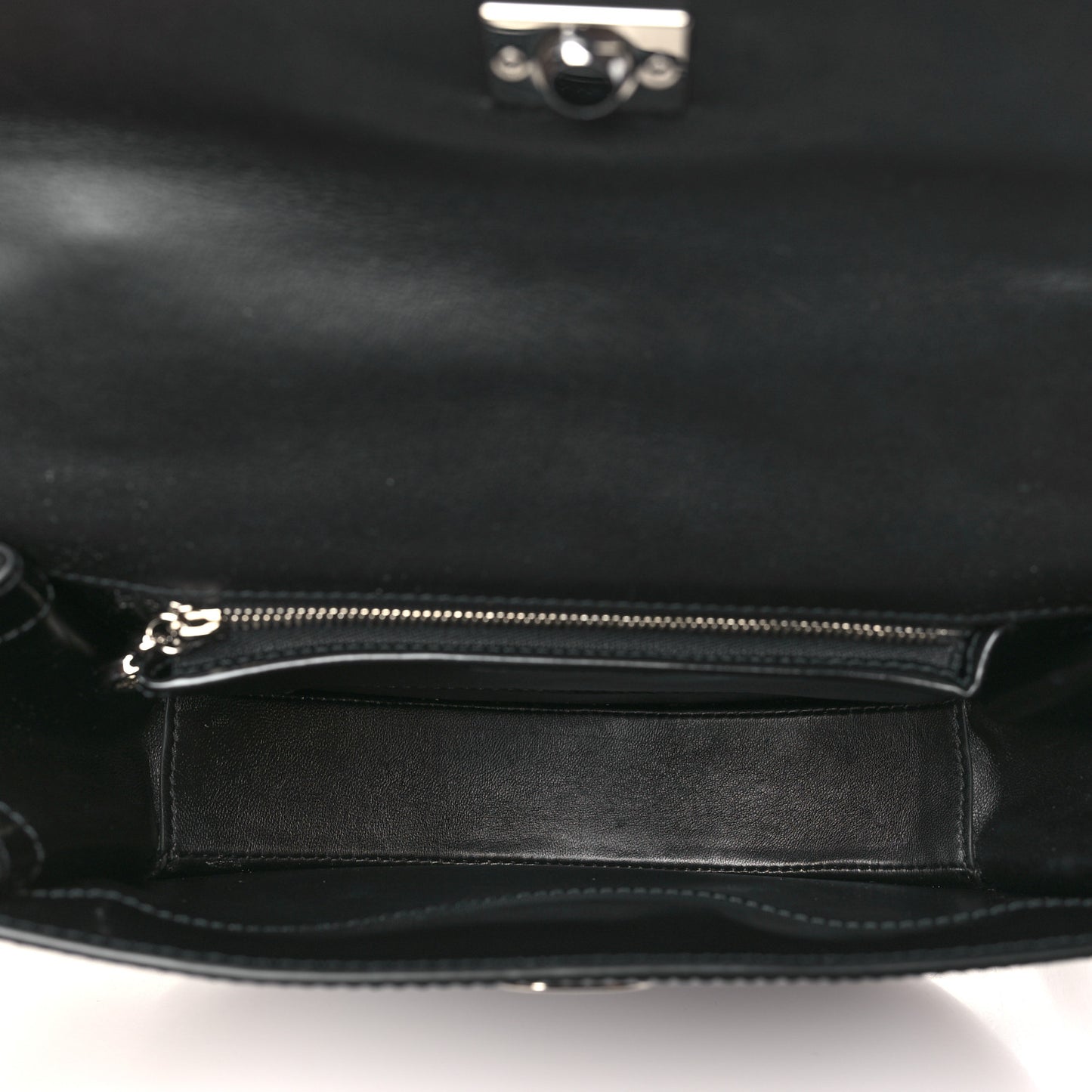 Calfskin Matelasse GG Marmont Half Moon Top Handle Bag Black