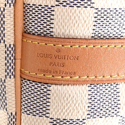 Louis Vuitton Damier Azur Speedy Bandouliere 35 6 of 10