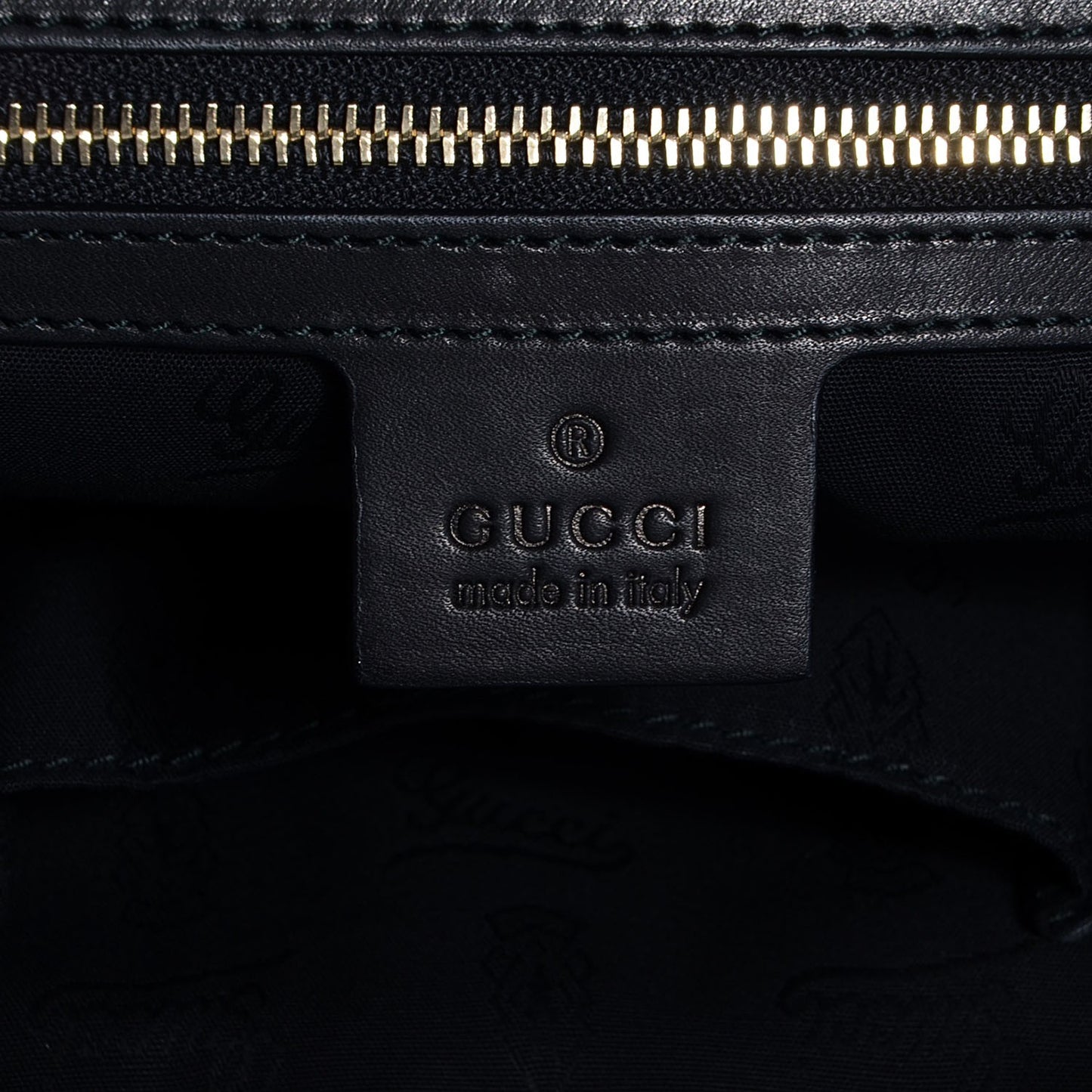 Leather Medium Bridle Tote Black