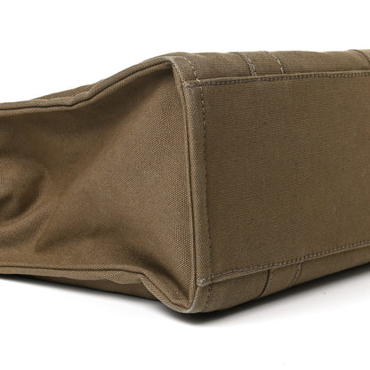 Marc Jacobs Cotton Canvas Medium The Traveler Tote Bag Slate Green 9 of 13