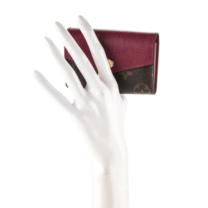 Louis Vuitton Monogram Sarah Multicartes Fuchsia 2 of 7