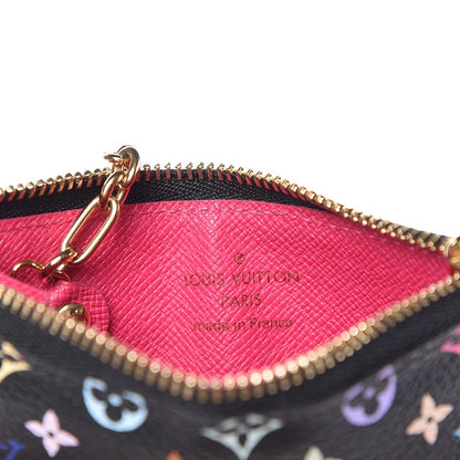 Louis Vuitton Monogram Multicolor Key Pouch Black Grenade 6 of 8