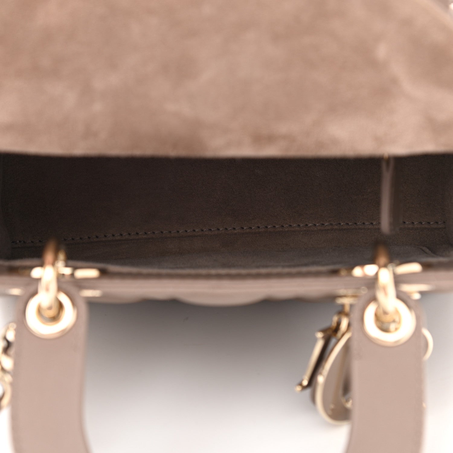 Christian Dior Calfskin Cannage Small My ABCDior Lady Dior Beige 7 of 11