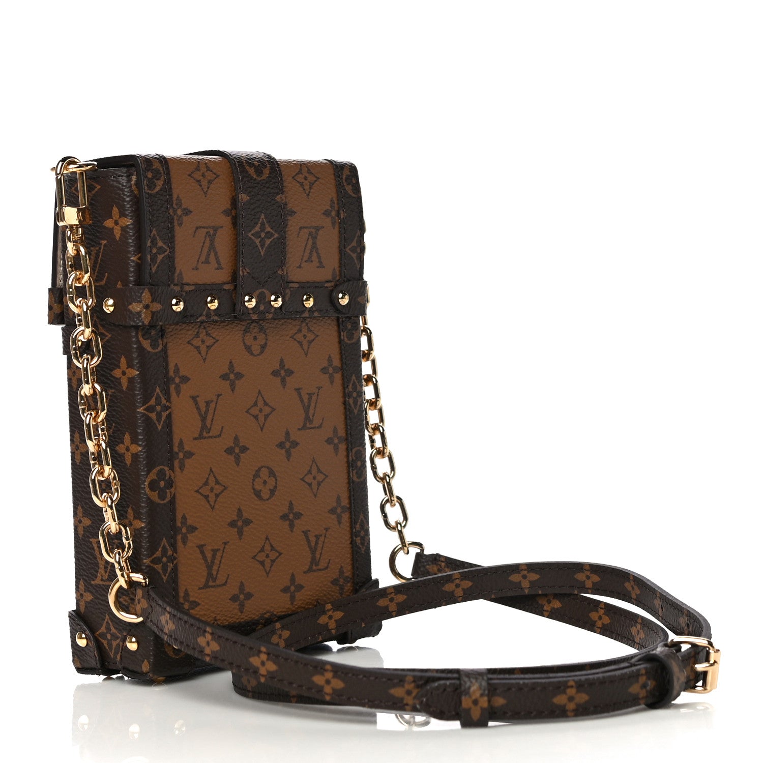 Louis Vuitton Reverse Monogram Pochette Trunk Verticale 3 of 9