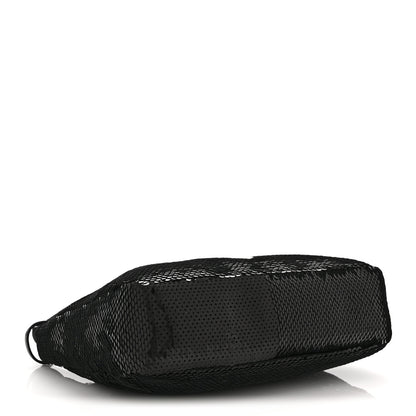 Prada Paillettes Sequin Mini Re-Edition 2000 Bag Black White 4 of 10