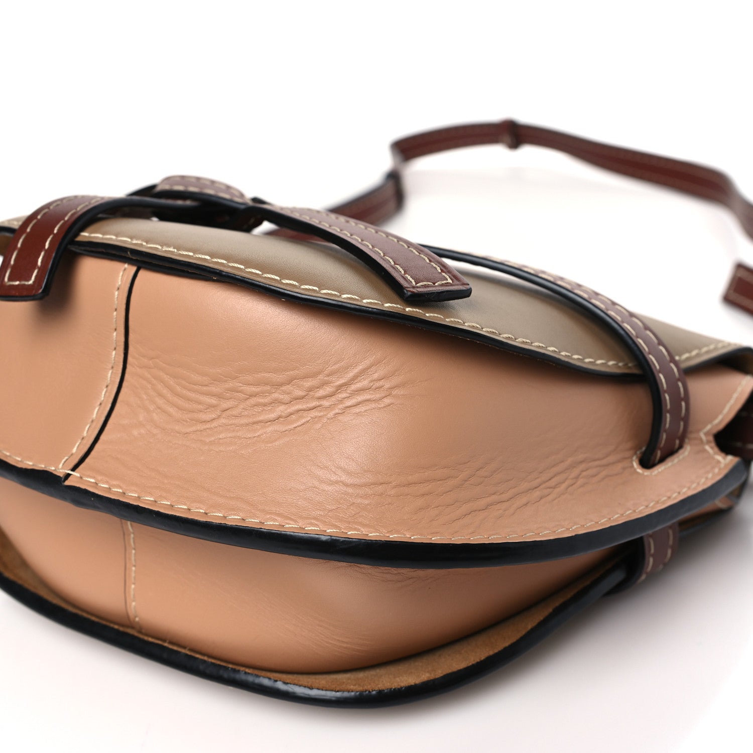 Loewe Calfskin Small Gate Crossbody Bag Taupe 8 of 8
