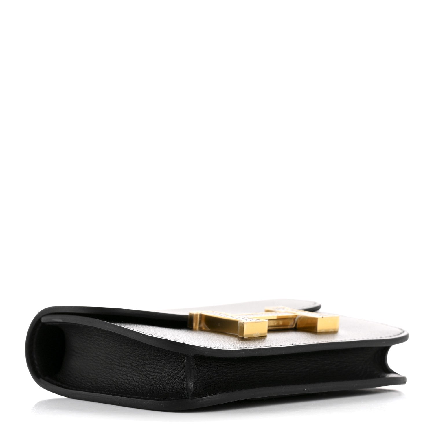 Hermes Evergrain Lizard Constance Slim Wallet Black 5 of 10