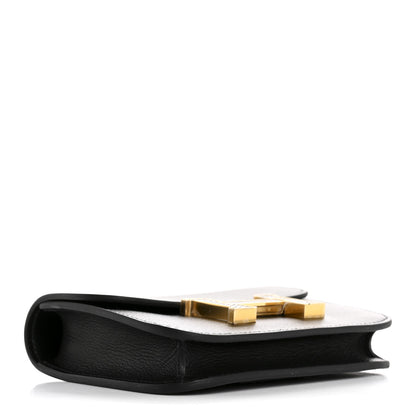 Hermes Evergrain Lizard Constance Slim Wallet Black 5 of 10