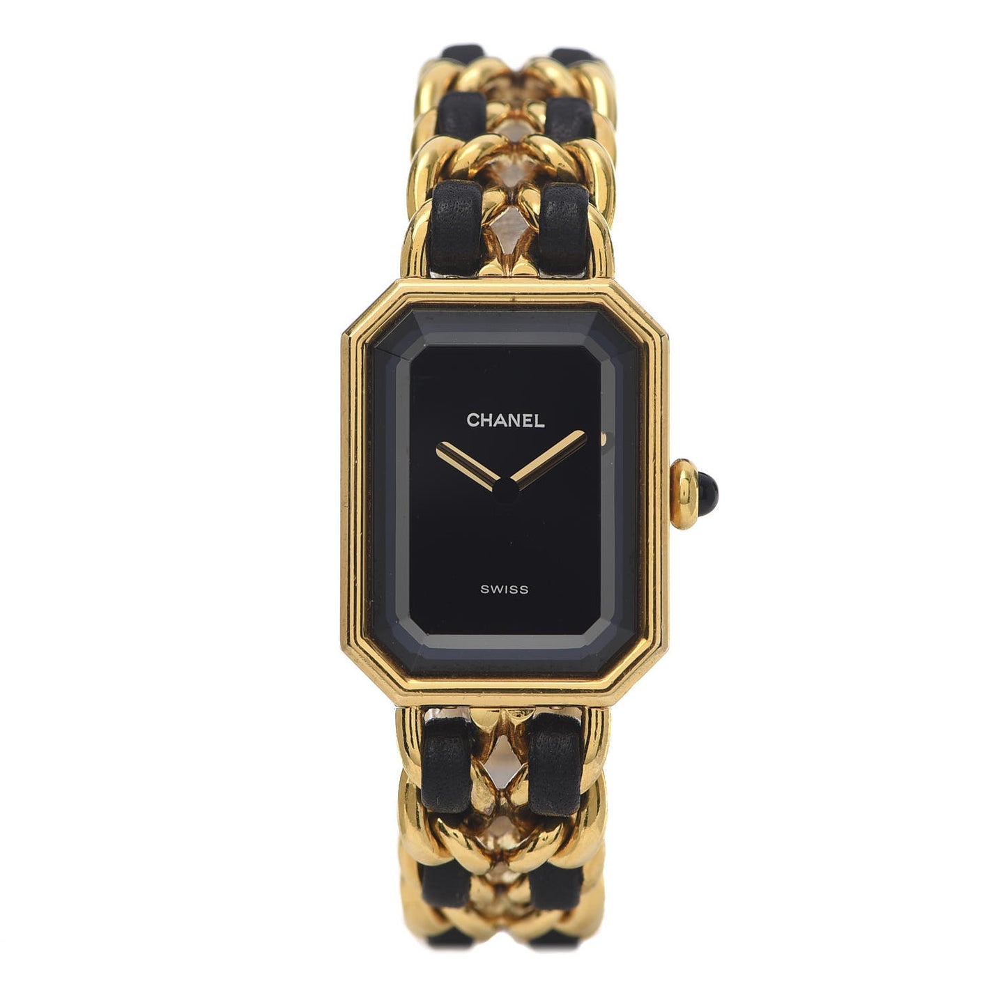 Stainless Steel Lambskin 20mm Chain Premiere Quartz Watch Gold M