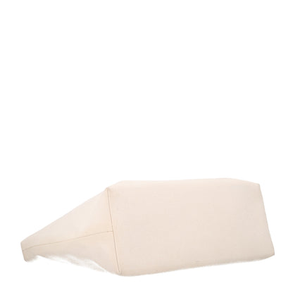 Celine Canvas Calfskin Horizontal Cabas Natural Tan 4 of 10