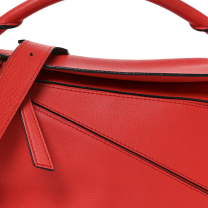 Loewe Calfskin Small Puzzle Bag Scarlet 7 of 10