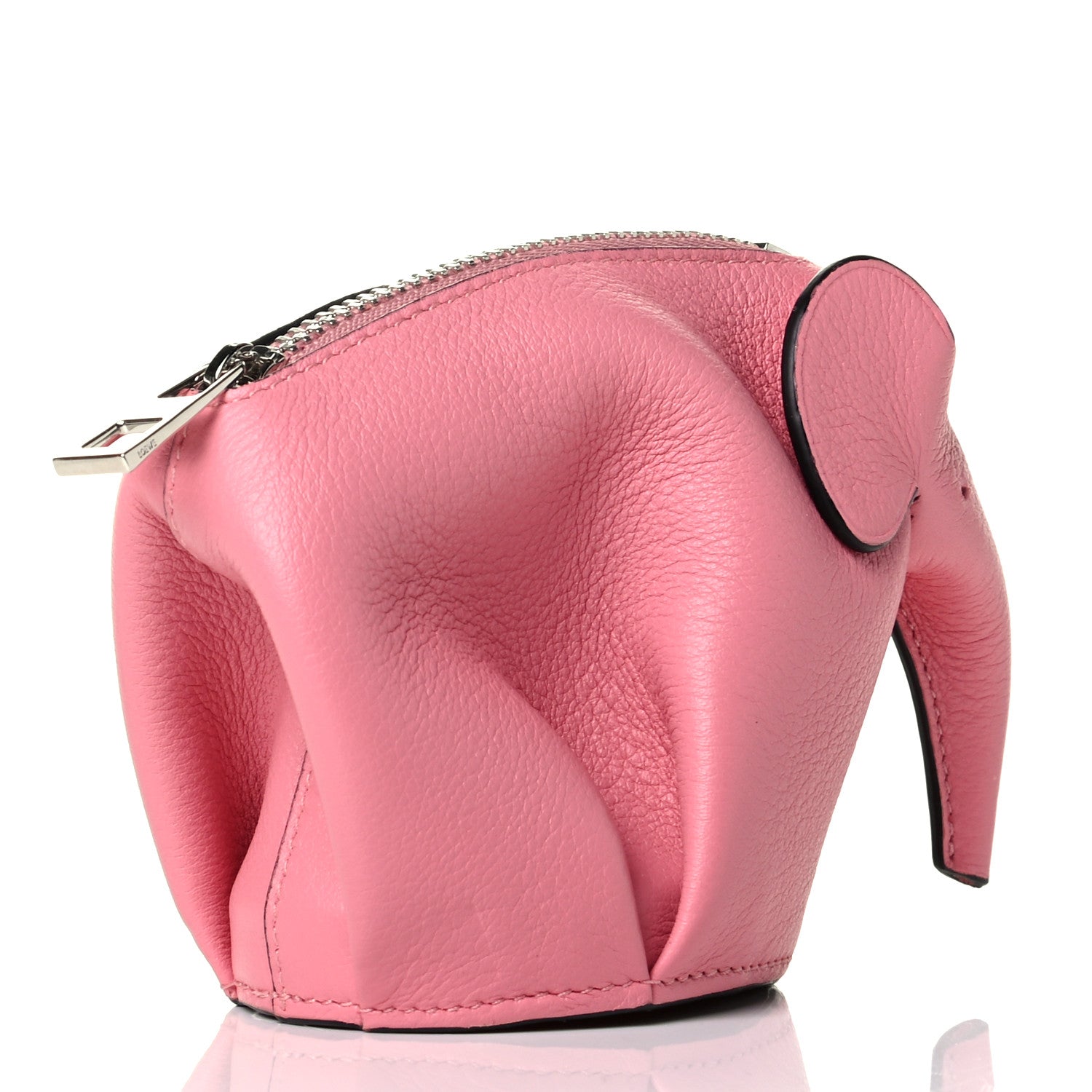 Loewe Calfskin Elephant Coin Purse Candy 2 of 5