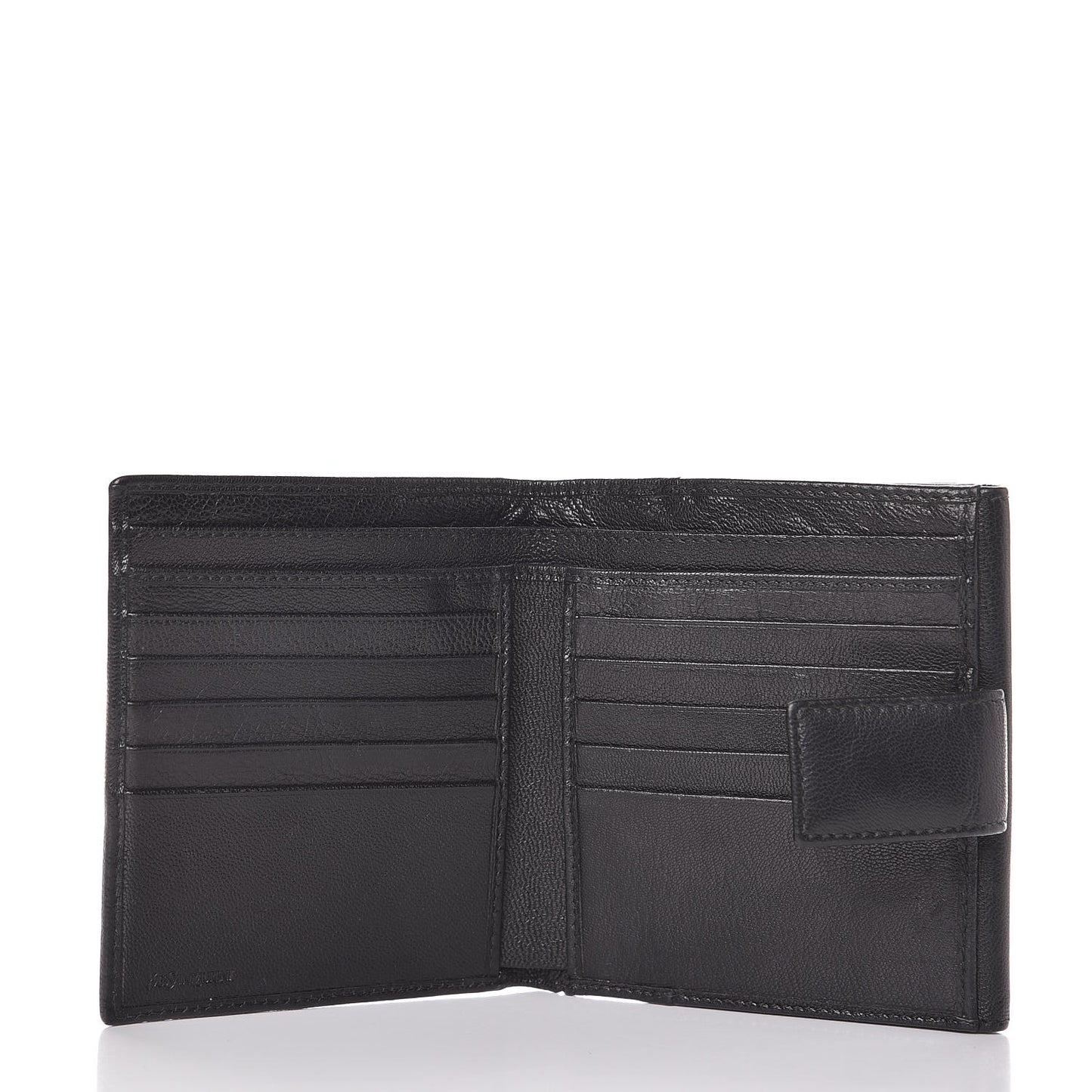 Goatskin Belle de Jour French Wallet Black