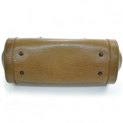 Gucci Leather Bamboo Bullet Satchel 4 of 10