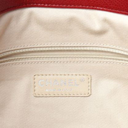 Chanel Caviar Quilted Timeless CC Soft Tote Red 8 of 11