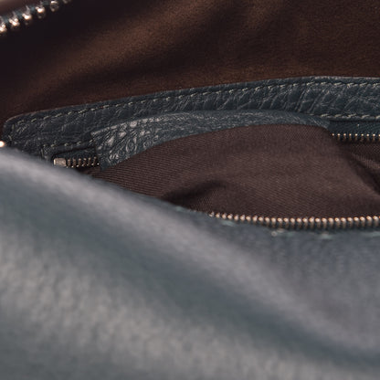 Fendi Cuoio Romano Selleria Vitello Dolce Lace Up Lei Boston Tote Tempesta Asfalto 7 of 7