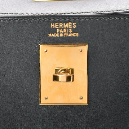 Hermes Box Kelly Sellier 32 Vert Fonce 8 of 15