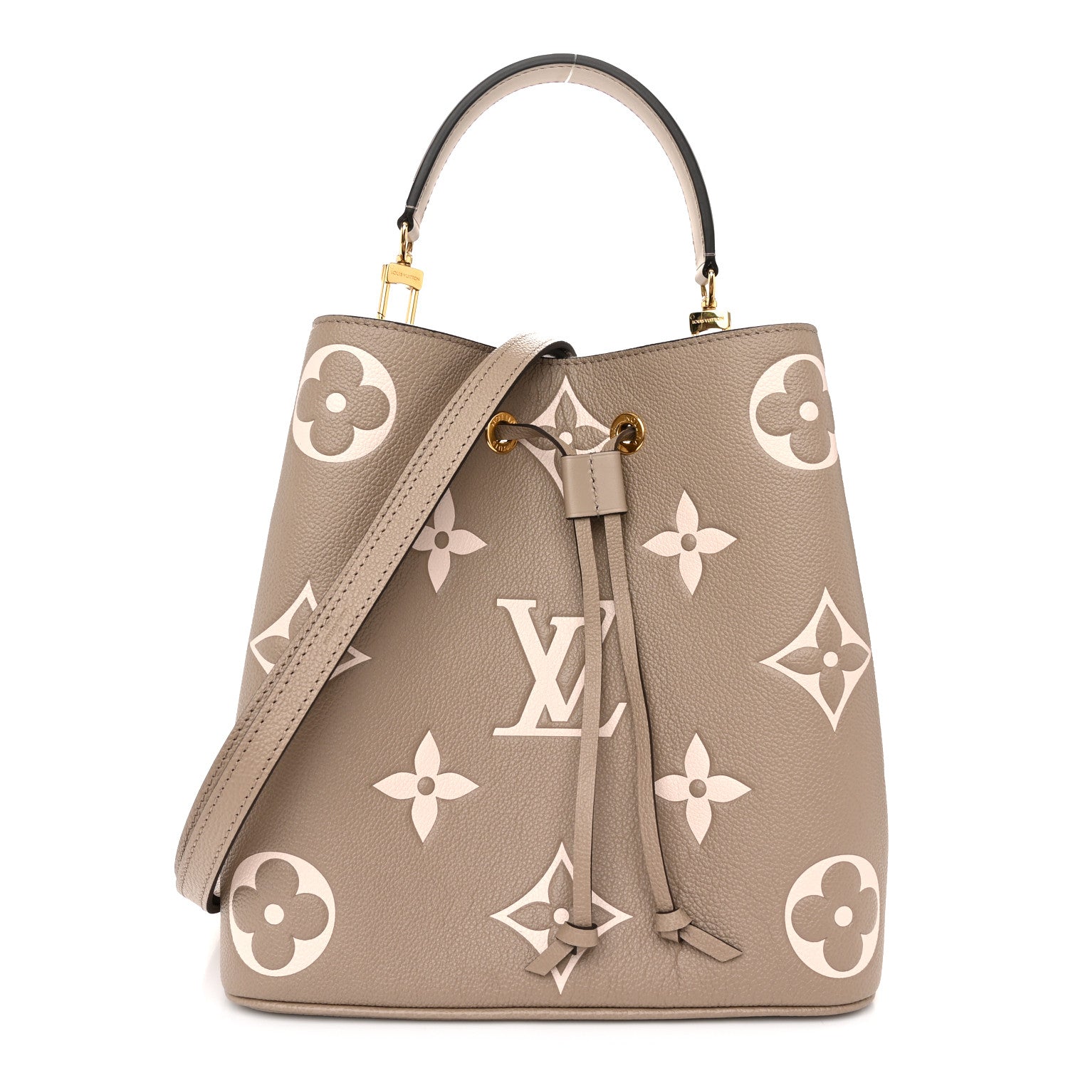 Louis Vuitton Empreinte Monogram Giant Neonoe MM Tourterelle Creme 1 of 10