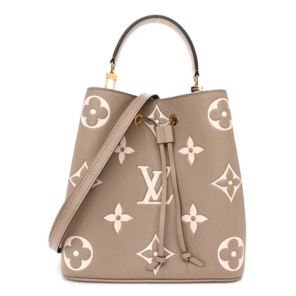 Louis Vuitton Empreinte Monogram Giant Neonoe MM Tourterelle Creme 1 of 10