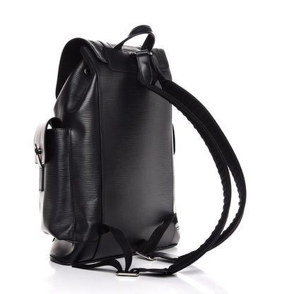 Louis Vuitton Epi Christopher Backpack PM Black 3 of 8