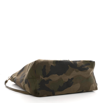 Valentino Garavani Canvas Camouflage Rockstud Reversible Tote 4 of 11