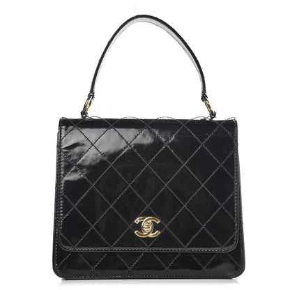 Chanel Patent Medium Kelly Flap Black 1 of 12