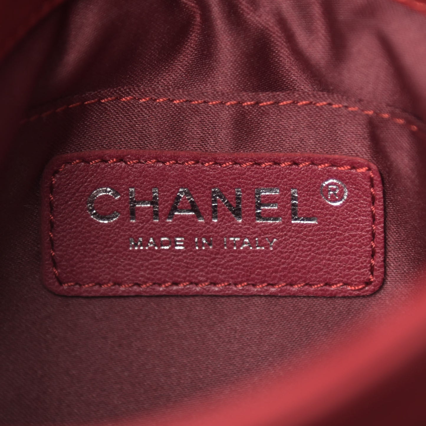 Lambskin Quilted Mini Chanel 3 Flap Red