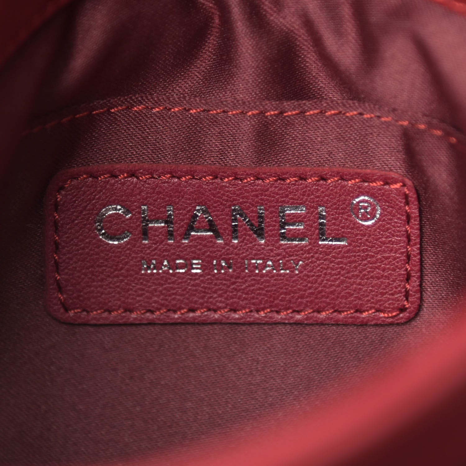 Chanel Lambskin Quilted Mini Chanel 3 Flap Red 6 of 10
