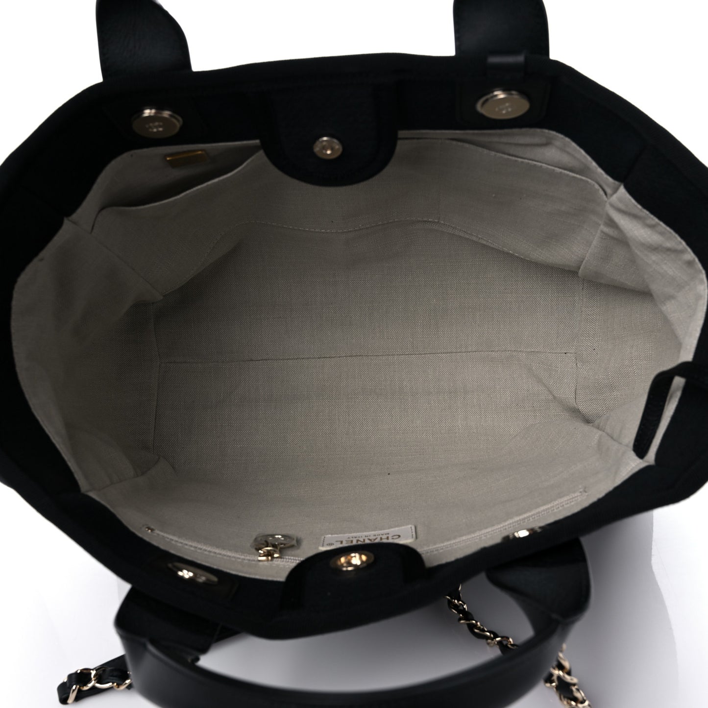 Mixed Fibers Small Deauville Tote Black