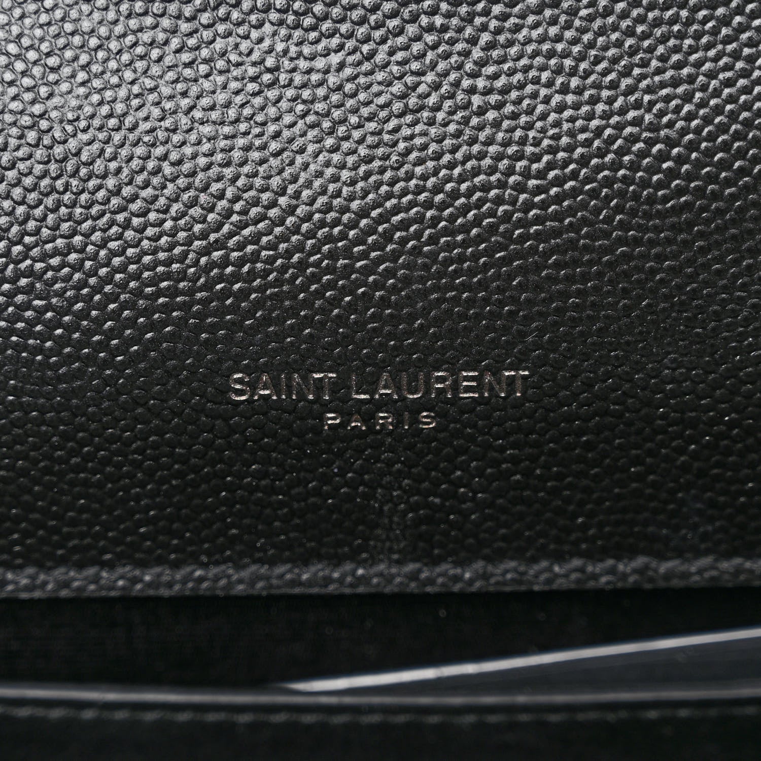 Saint Laurent Grain De Poudre Small Monogram Monochrome Kate Satchel Black 6 of 11
