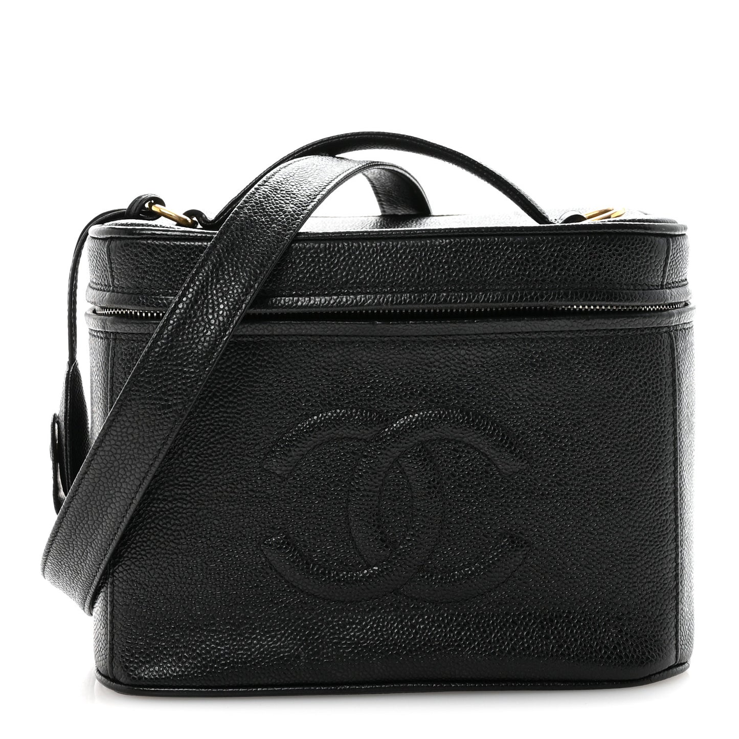 Caviar CC Vanity Train Case Black