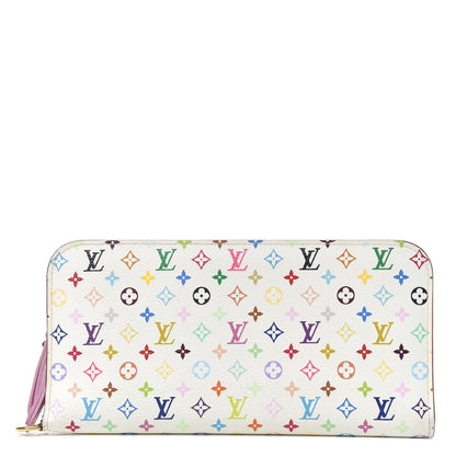 Louis Vuitton Monogram Multicolor Insolite Wallet White Litchi 1 of 8