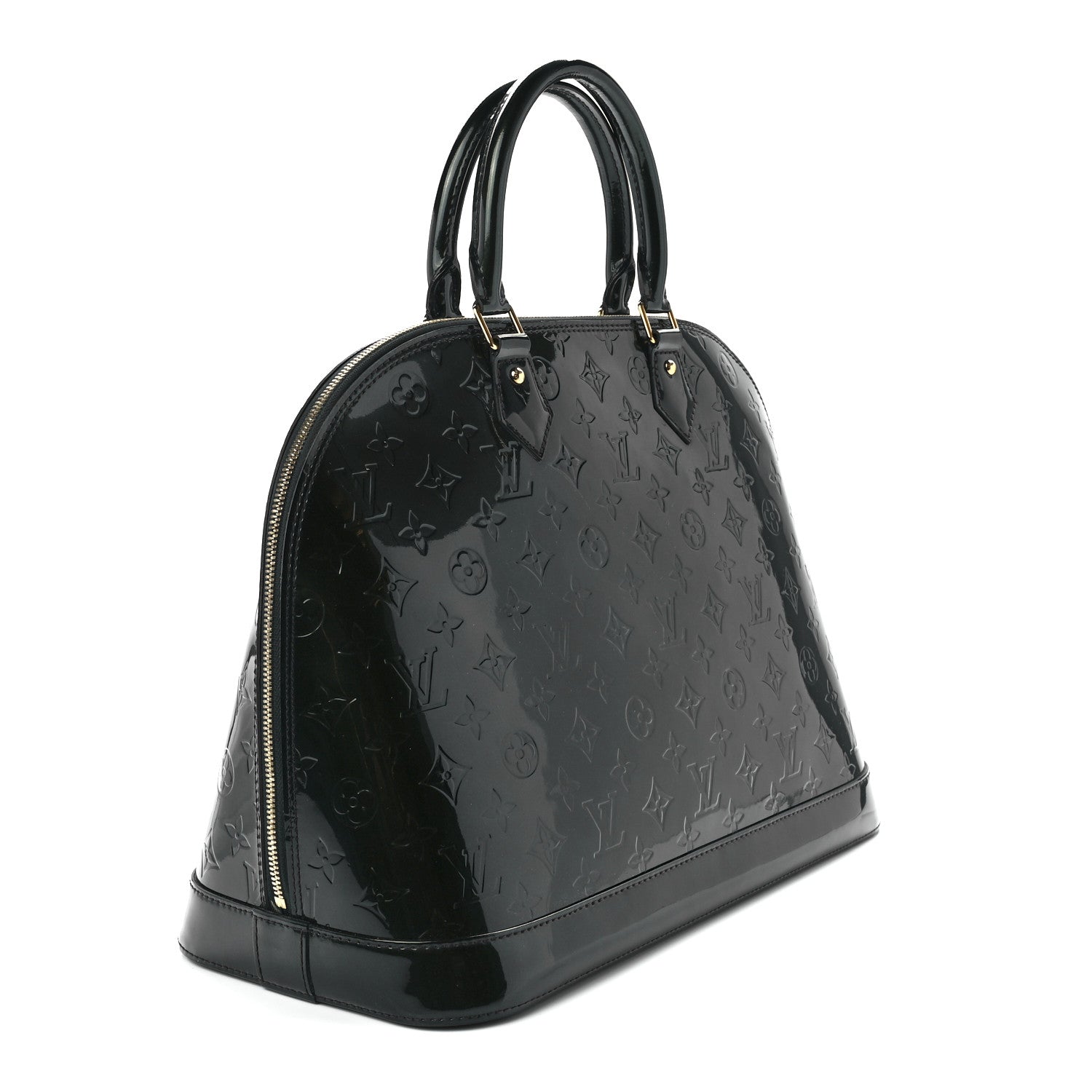 Louis Vuitton Vernis Alma GM Blue Nuit 3 of 13