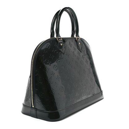 Louis Vuitton Vernis Alma GM Blue Nuit 3 of 13