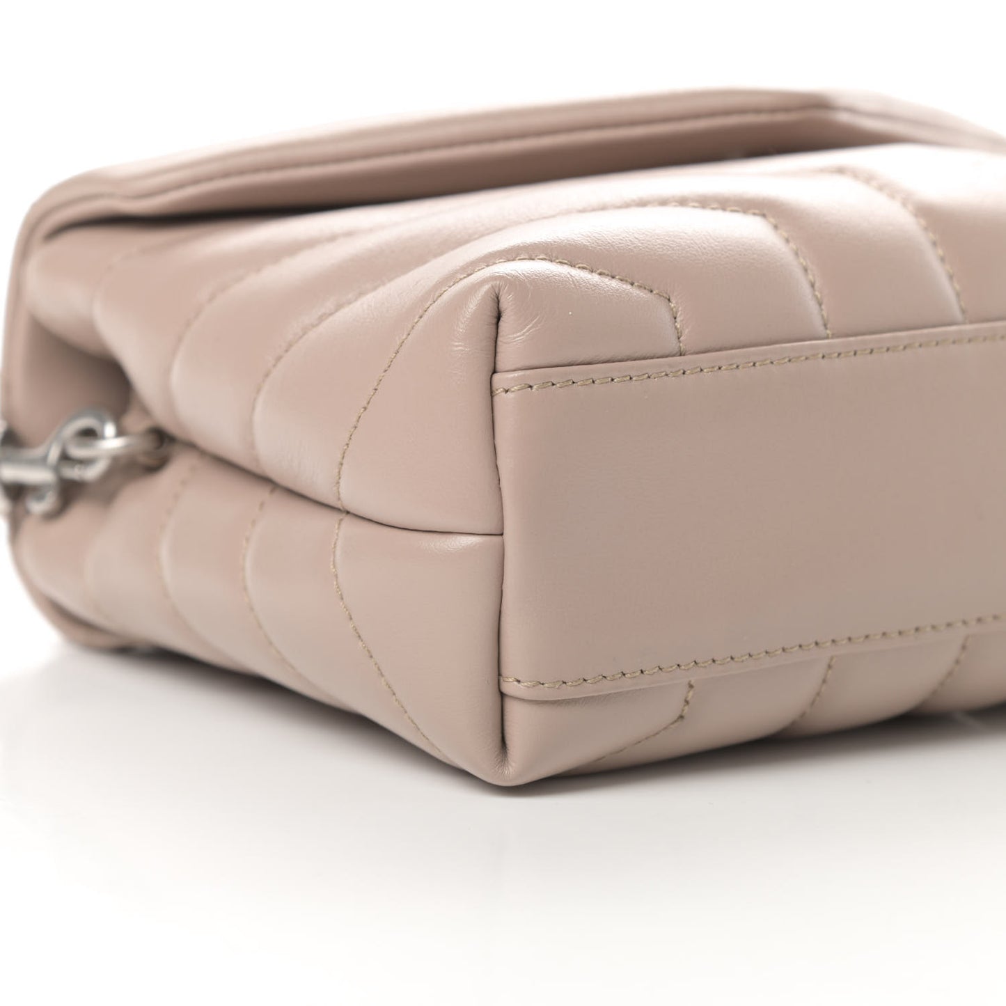 Calfskin Y Quilted Monogram Toy Loulou Satchel Light Natural
