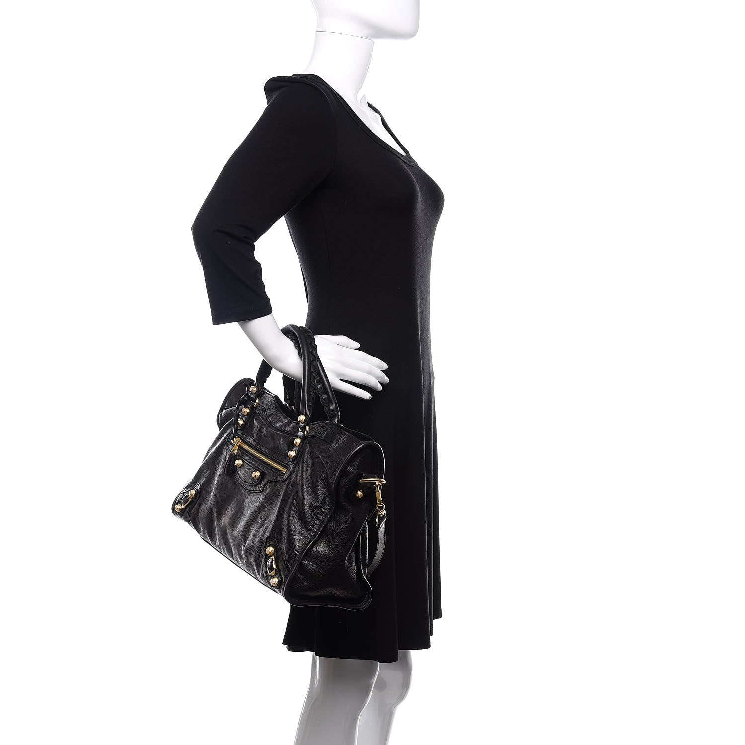 Balenciaga Agneau Giant 12 Gold Hardware City Black 3 of 11