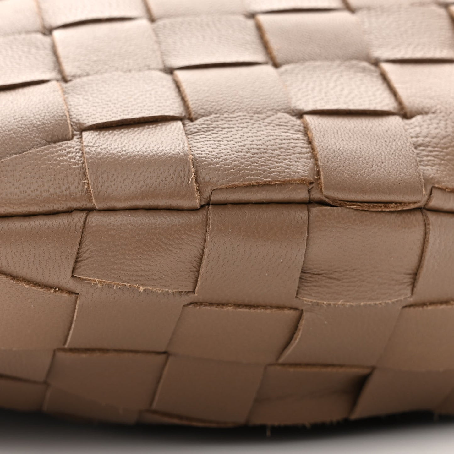 Nappa Intrecciato Mini Jodie Dark Taupe
