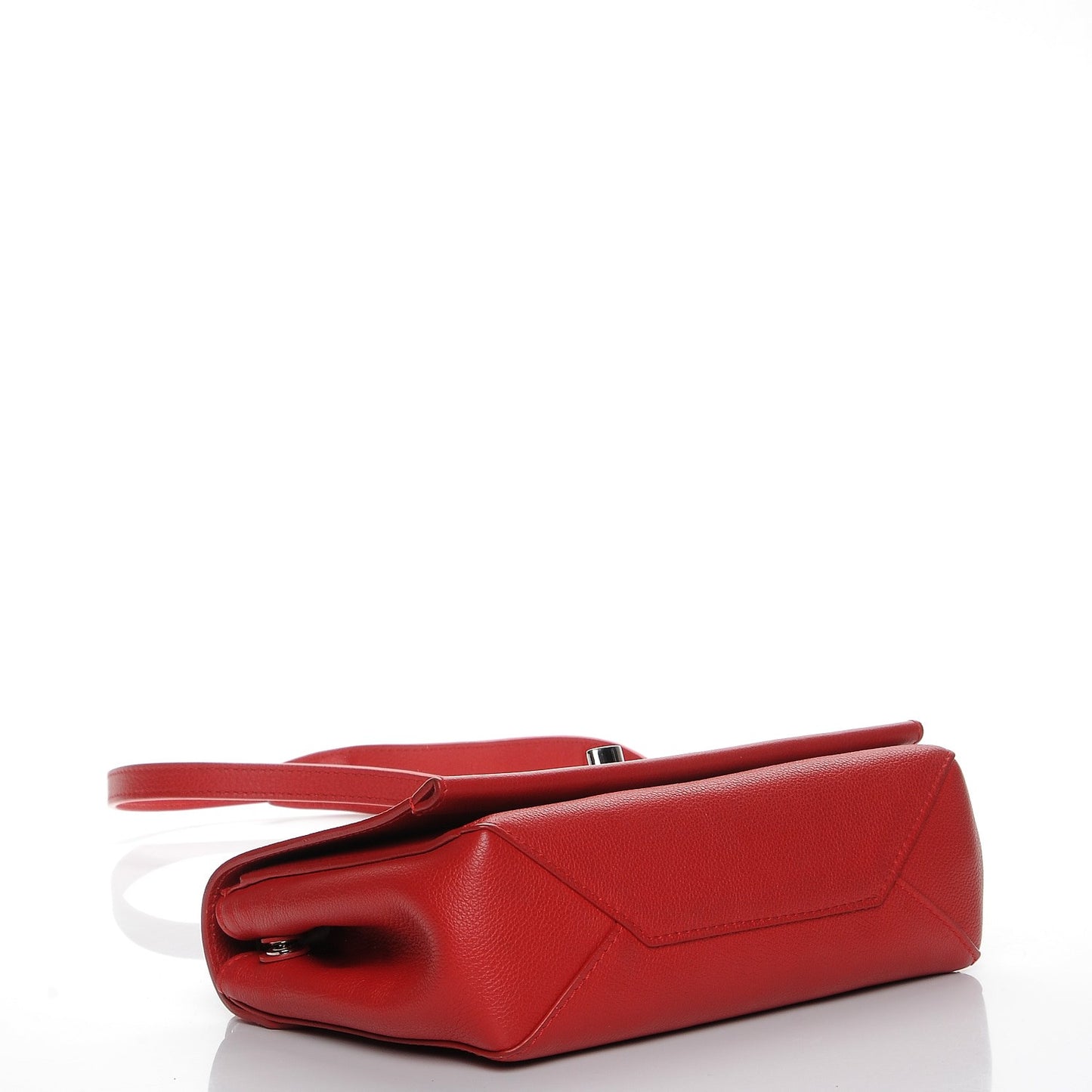 Calfskin Lockme II Chain Bag BB Rubis