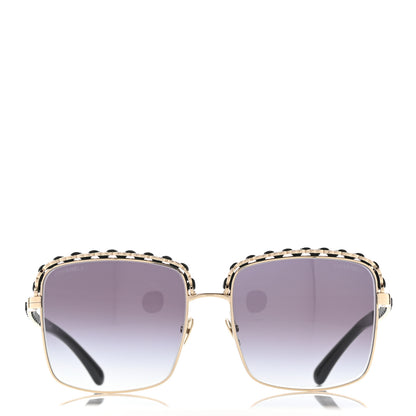 Chanel Metal Square Chain Sunglasses 71369 Grey 2 of 7