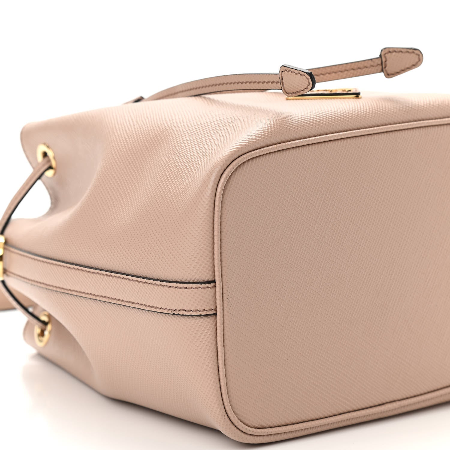 Prada Saffiano Cuir Bucket Bag Cipria 8 of 9