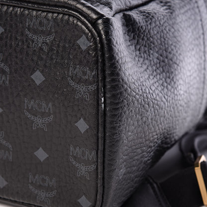 MCM Visetos Studded Medium Stark M Backpack Black 12 of 12