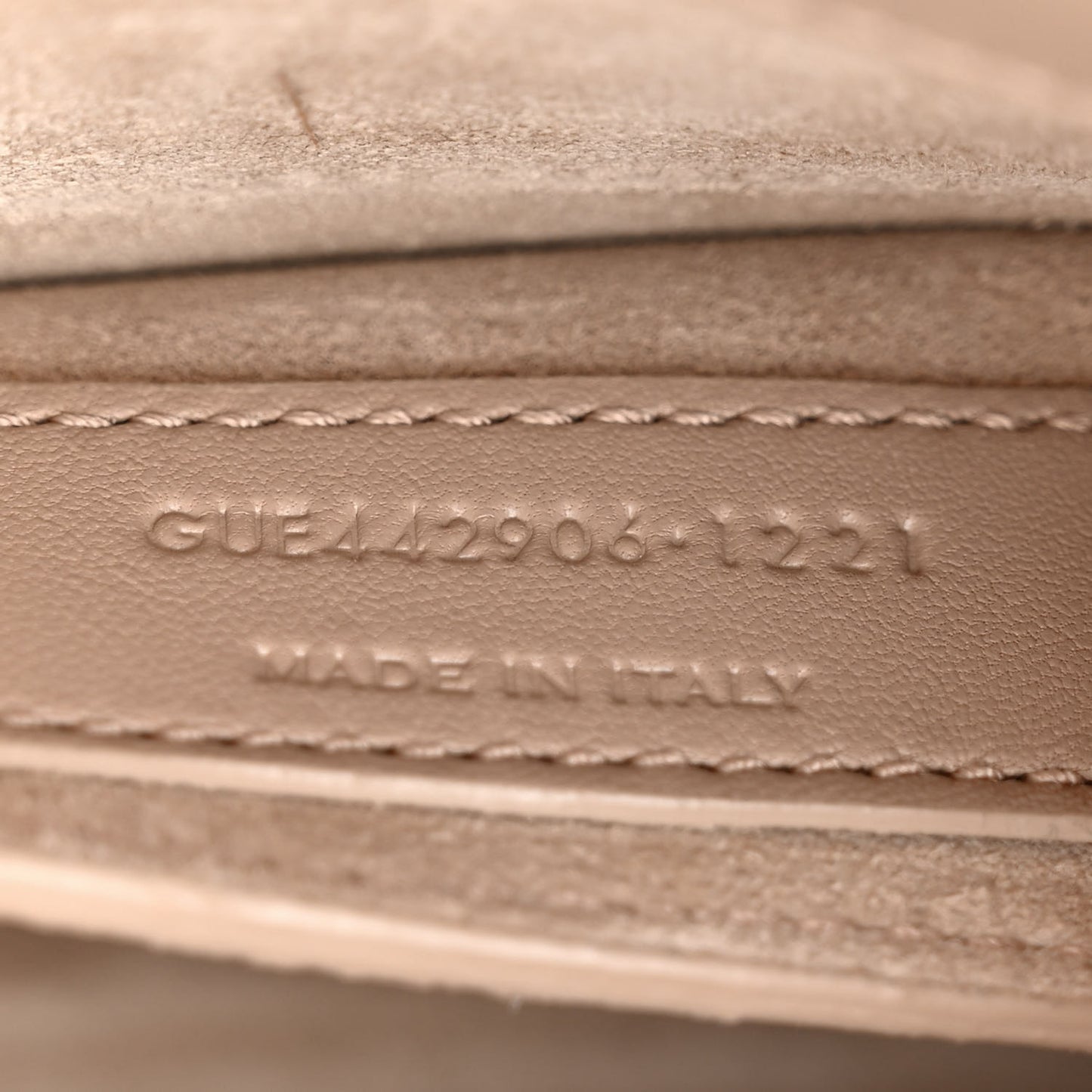 Calfskin Medium Monogram Sunset Dark Beige