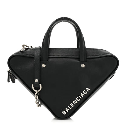 Balenciaga Calfskin XS Triangle Chain Duffle Black 1 of 14