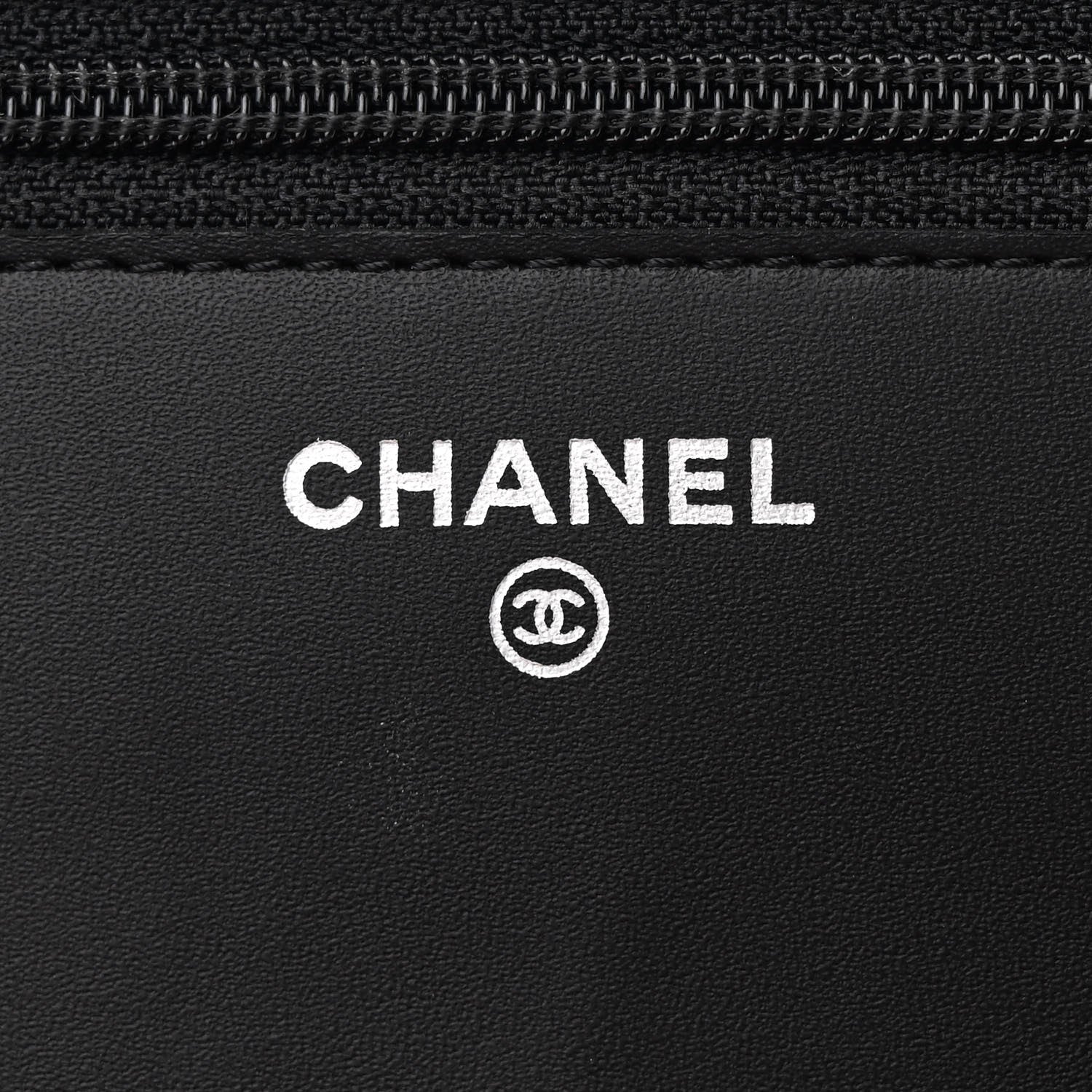 Chanel Calfskin Quilted Cambon Wallet on Chain WOC Black 6 of 11