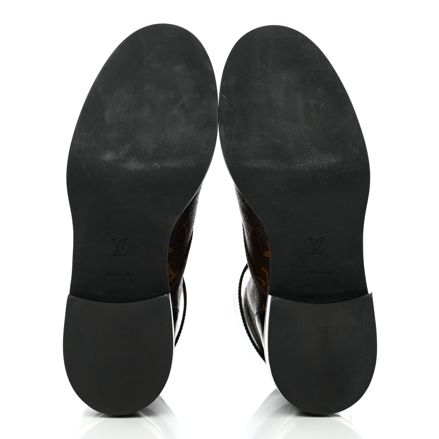 Calfskin Monogram Wonderland Flat Ranger Boots 39 Black