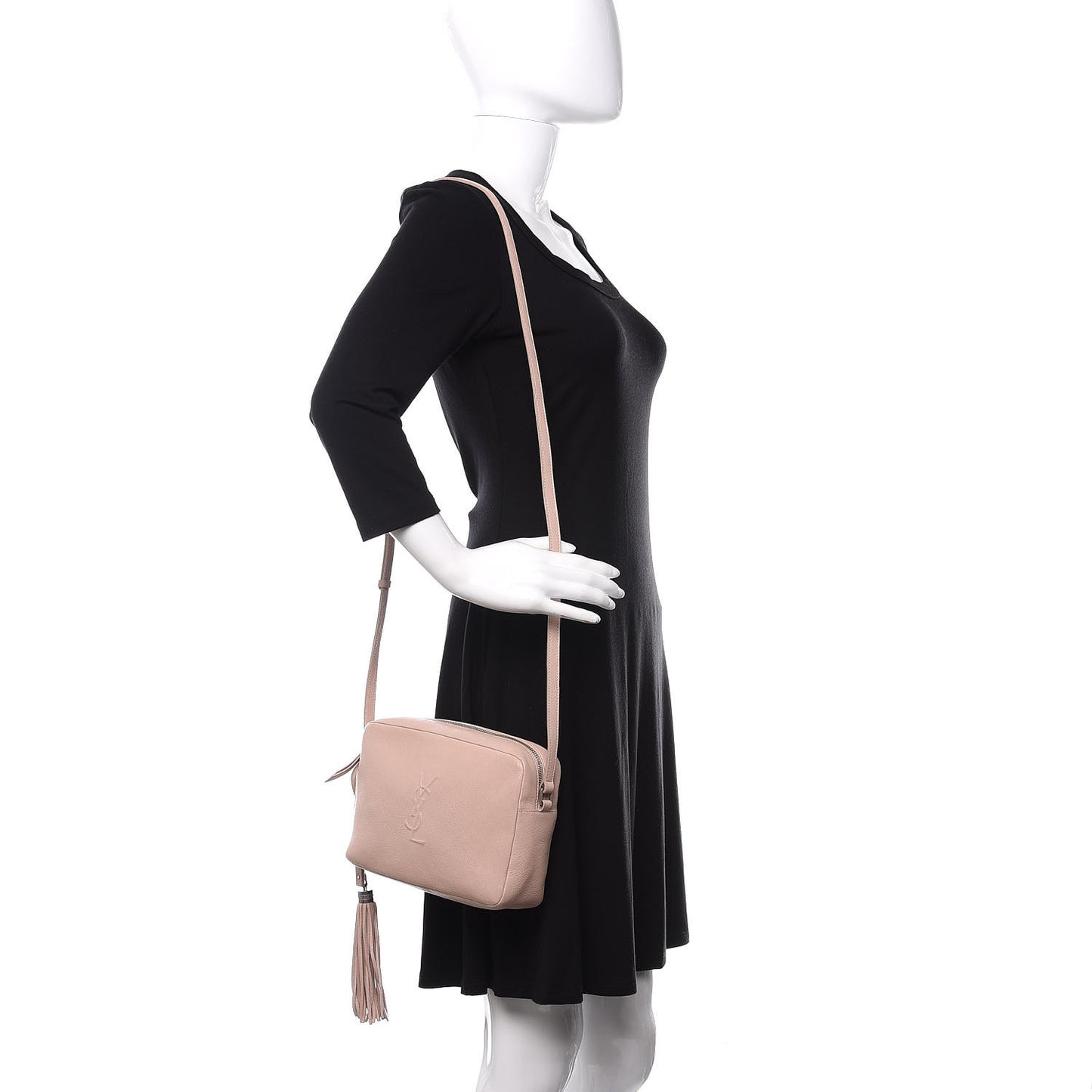Lambskin Monogram Small Lou Camera Bag Marble Pink