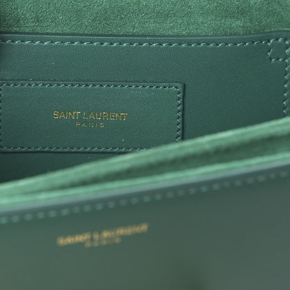 Saint Laurent Calfskin Small Classic Lulu Bag Green 6 of 10