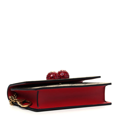 Gucci GG Supreme Monogram Mini Cherry Chain Bag 3 of 7
